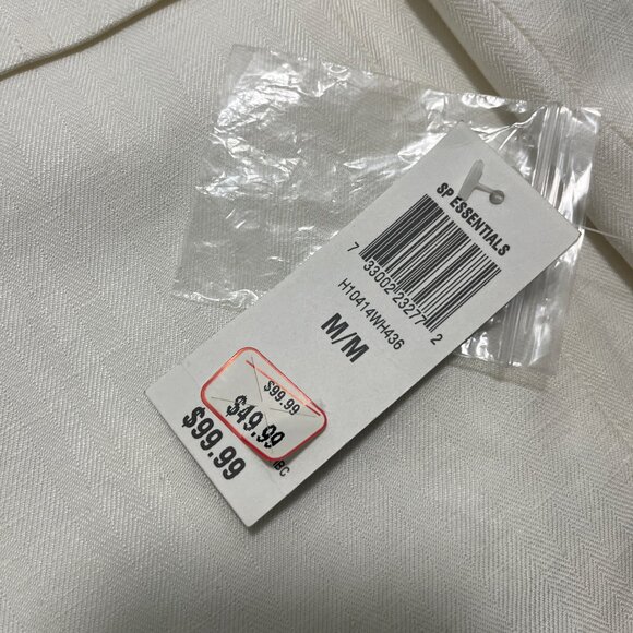 Alfani Mens Dinner Jacket Blazer Size Medium NWT White Wedding Season NWT - Picture 2 of 11